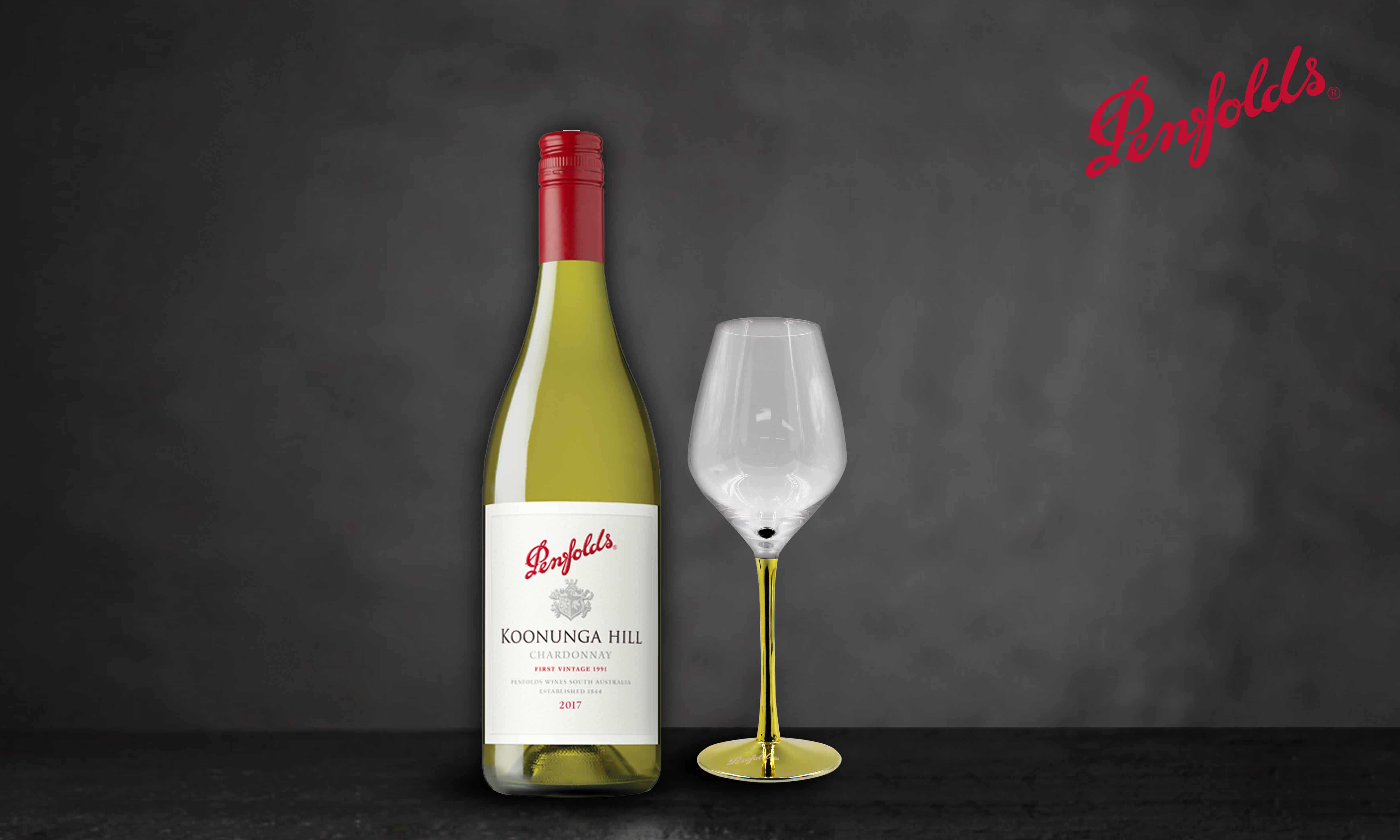 LY RƯỢU VANG CÓ THÂN MẠ VÀNG SANG TRỌNG TỪ THƯƠNG HIỆU PENFOLDS